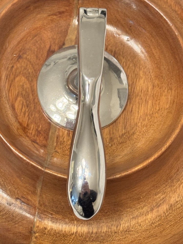 Nut Cracker Bowl Mid Century Modern 11 Inch Round