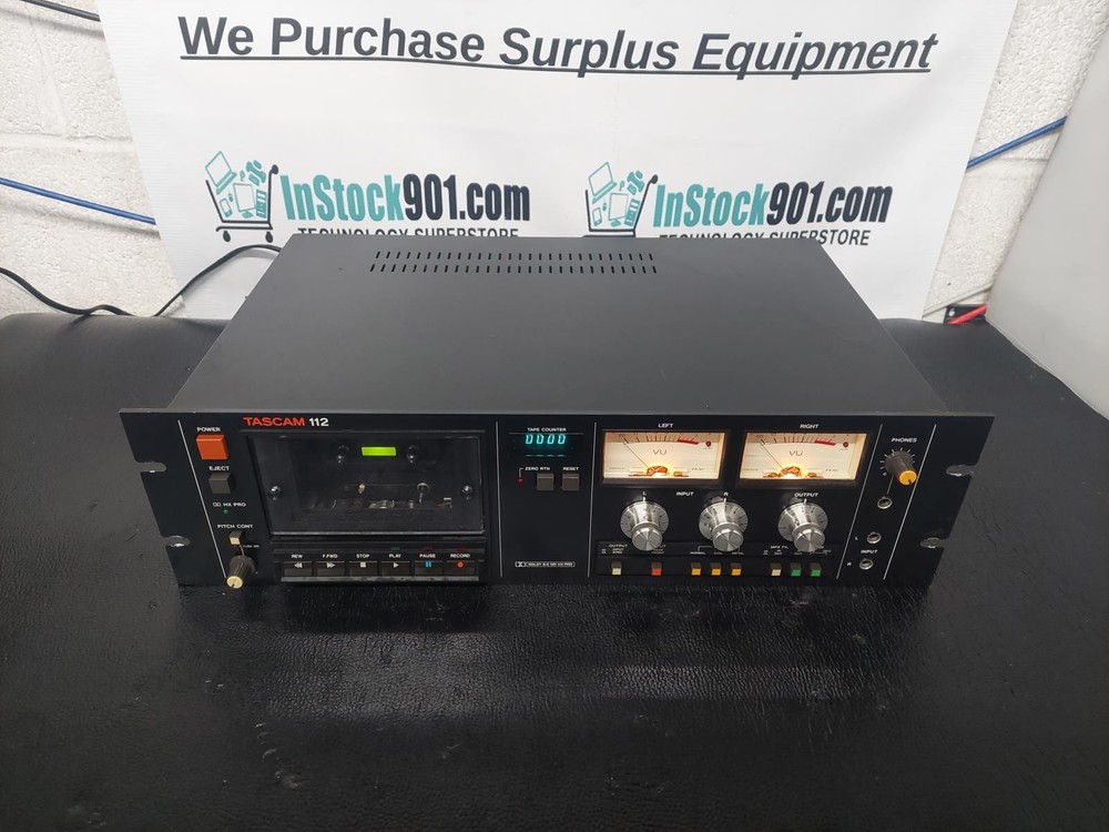 Tascam 112 Mountable Studio Cassette Deck Tape Recorder