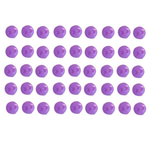 Tiny Round Lavender Buttons - 1/4" Doll Clothes Quilt Sew  - Shelly's Buttons
