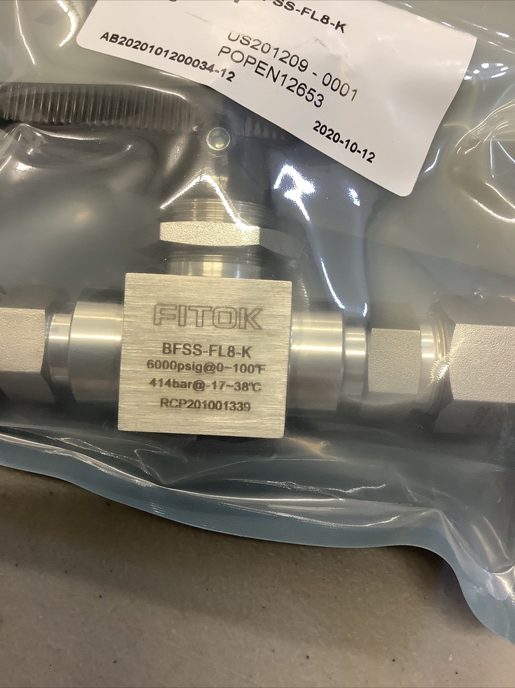Fitok Ball Valve BFSS-FL8-K