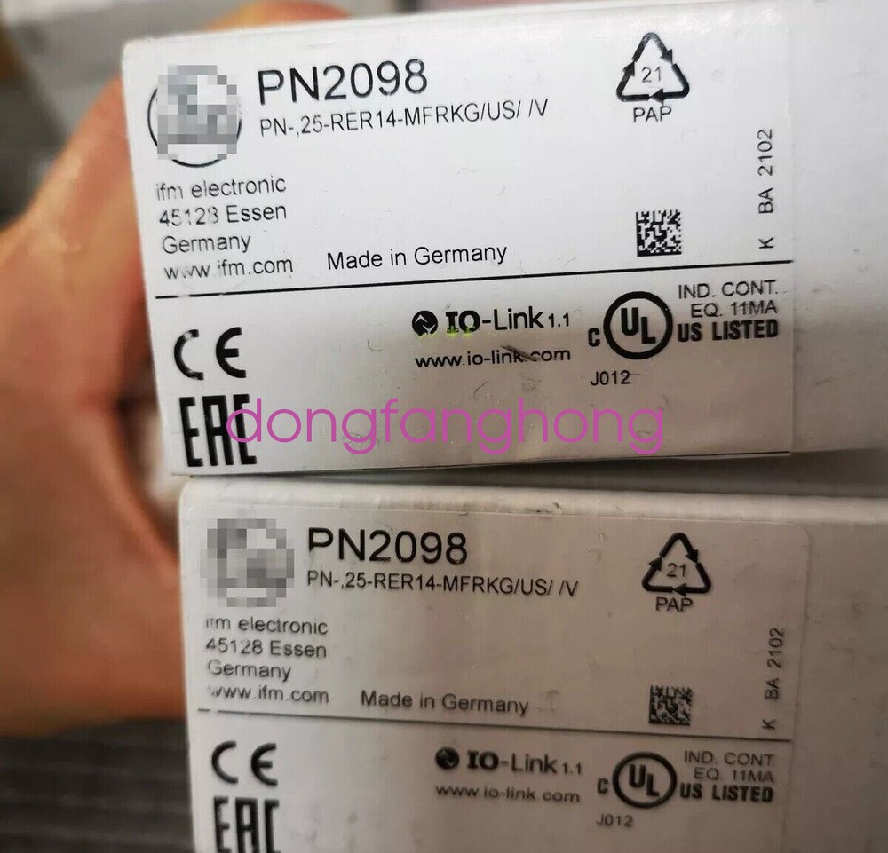 NEW IFM PN2098 Pressure Sensor FedEX or DHL or UPS