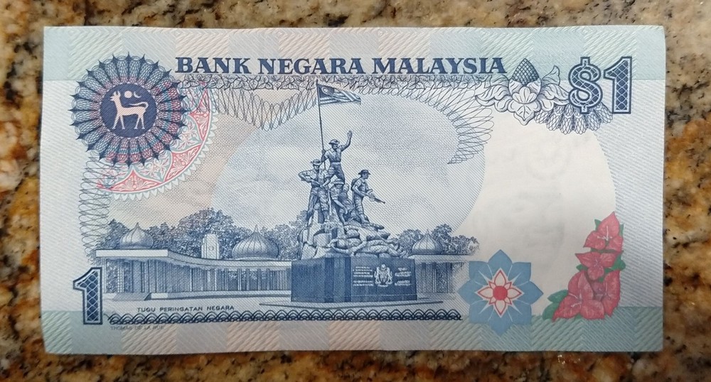 *UNCIRCULATED* MALAYSIA BANKNOTE P27a 1 RINGGIT