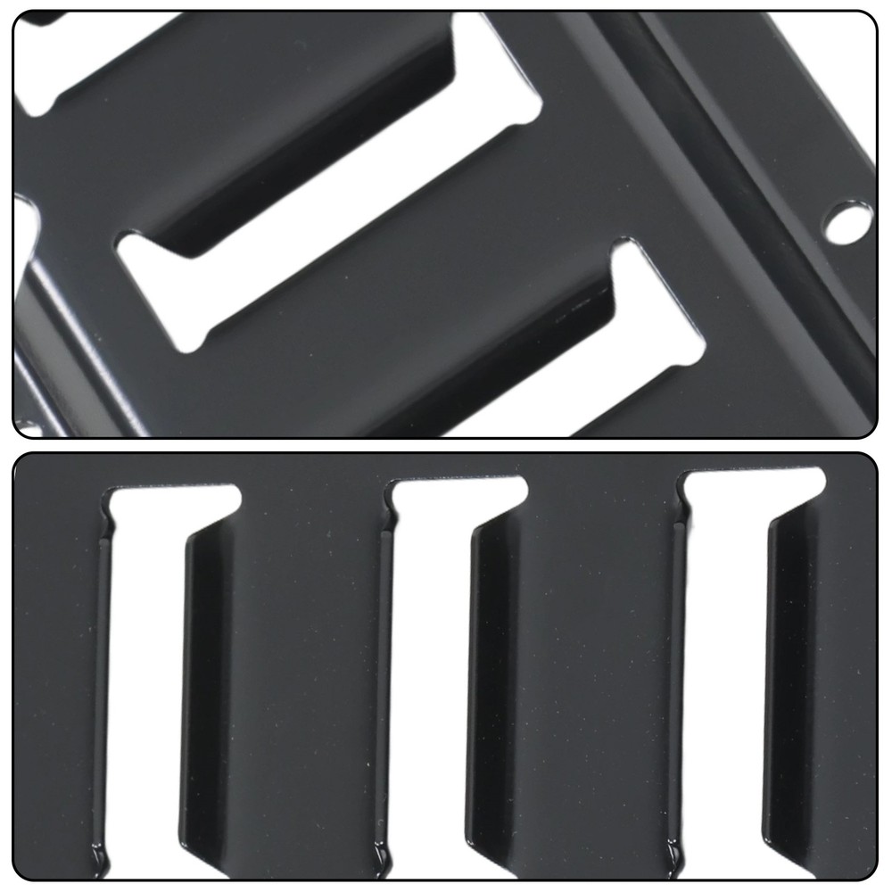 Labwork 8 Pack 4' E Track Tie Down Rail For Garages Vans Galvanized Steel Black