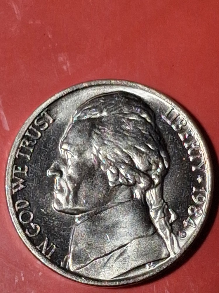 1984-D Full Step  Jefferson Nickel (Mint Set)great Coin