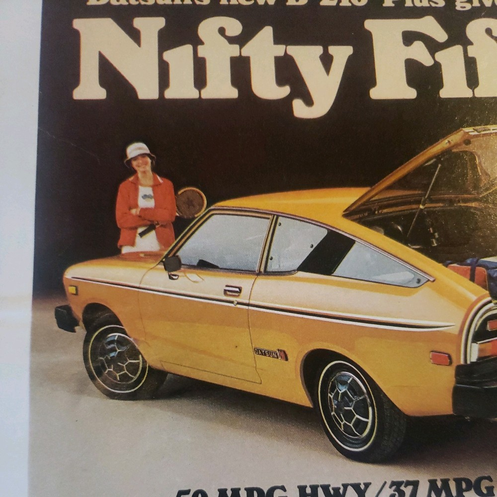 1977 Datsun B-210 : Print Ad