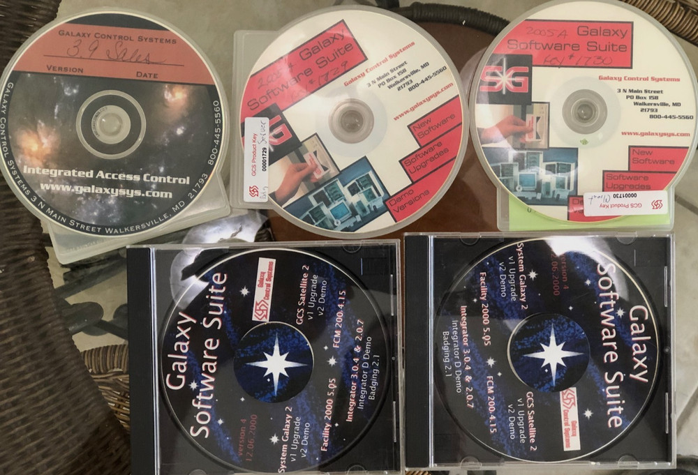 Galaxy Control Systems Software Suite Version 4, Walkersville, MD, 5 CD-ROM's