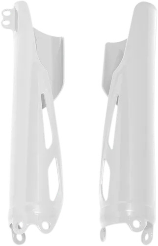 Acerbis White Lower Fork Cover Protector Guard Set Honda CRF450RS 22-25