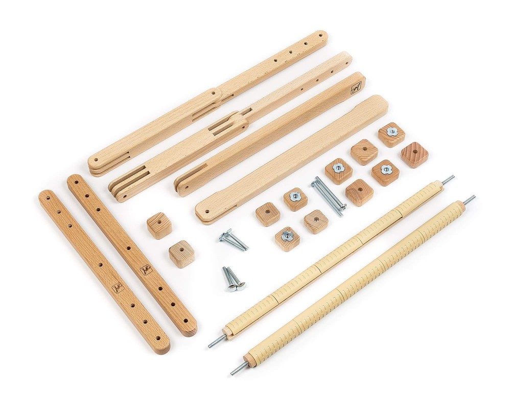 Needlework Table & Lap Stand w/ Adjustable Organic Beech Wood Frame