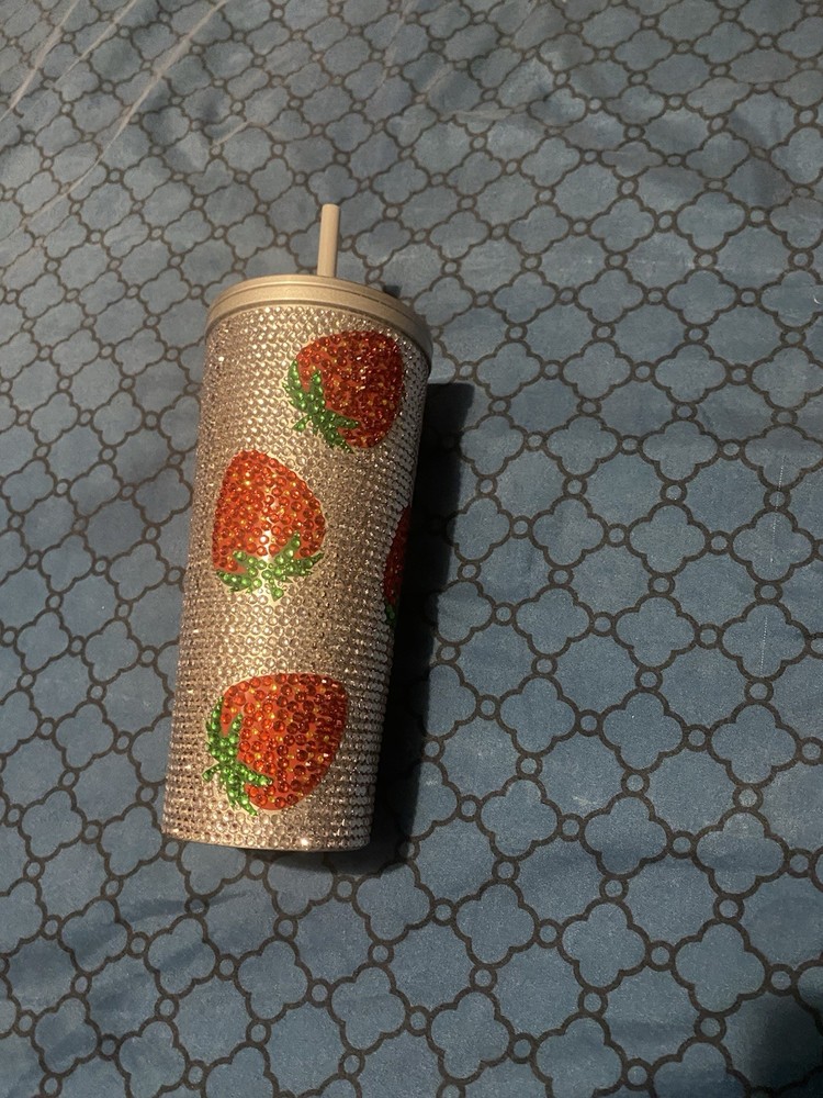 Hydropeak Rhinestone Cup with Straw