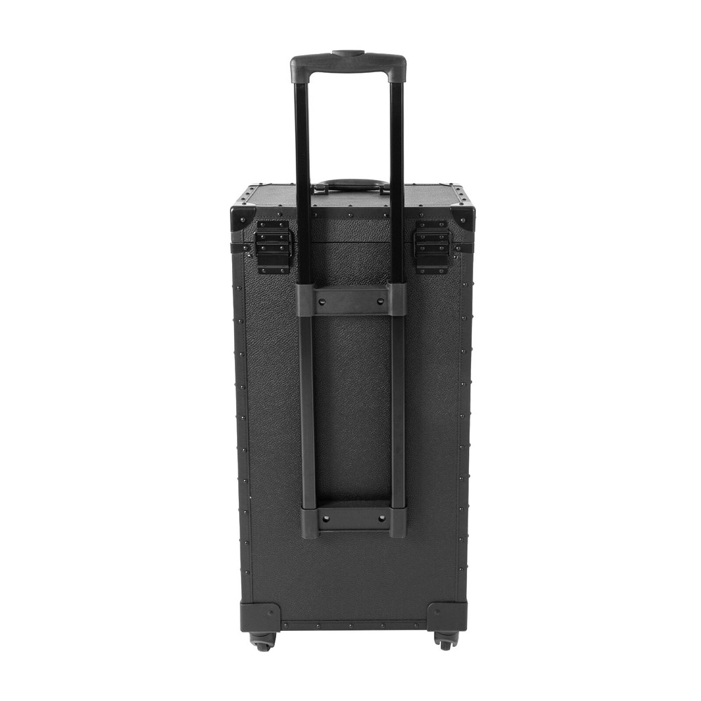 Floor Standing Rolling Makeup Case Cosmetic Trolley Makeup Storage Organizer Box