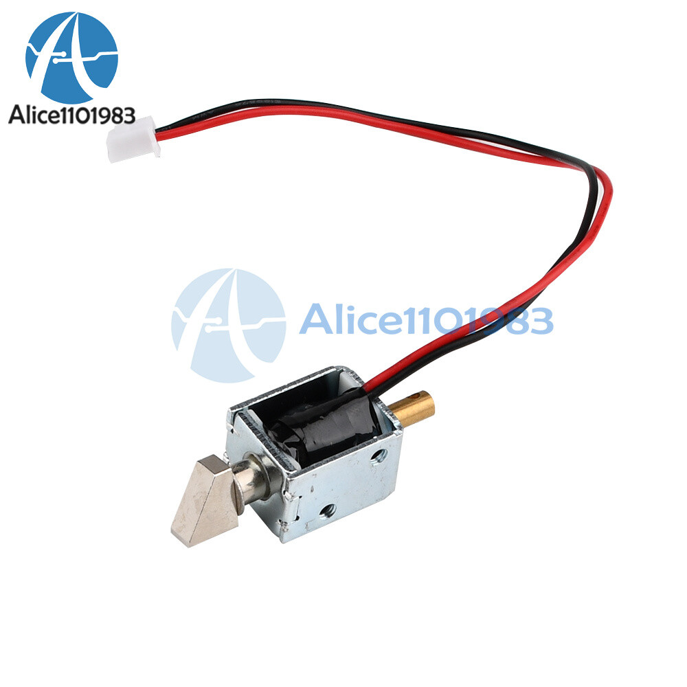 DC 12V 5.14W Slope Electromagnetic Lock Instantaneously Energized Switch Lock