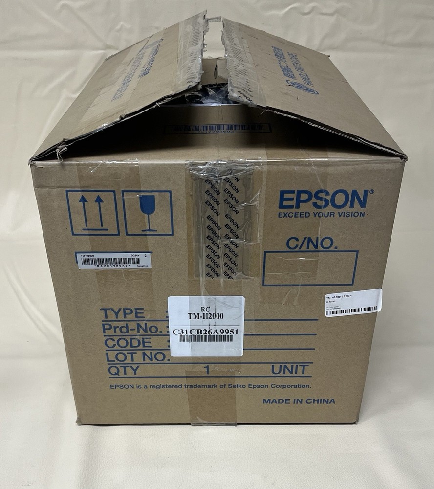 Epson TM-H2000 POS Receipt Printer Dual-function Thermal Dot Matrix USB
