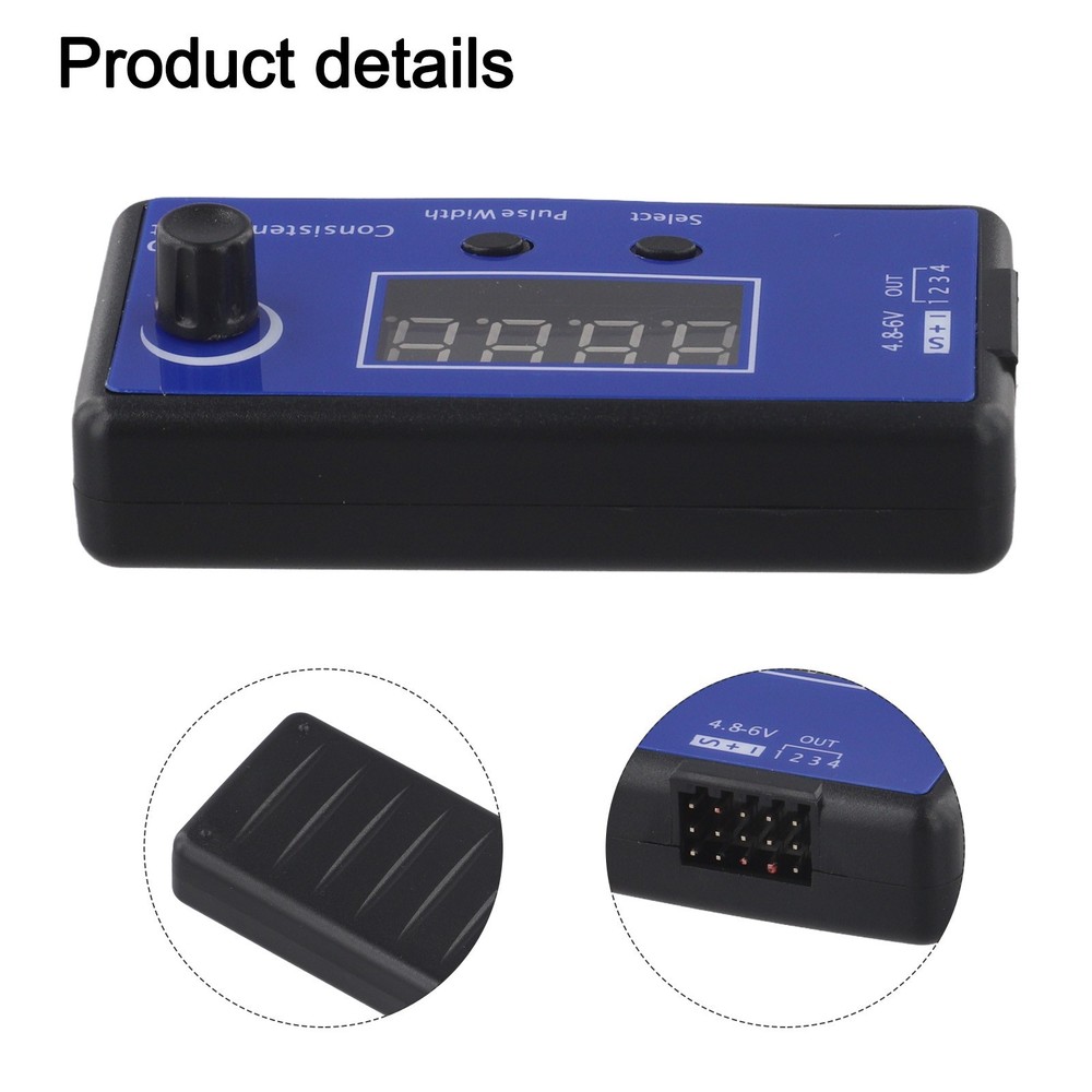 HJ RC Tester with Digital Analog Detection for Controller and Steering Control 4 On