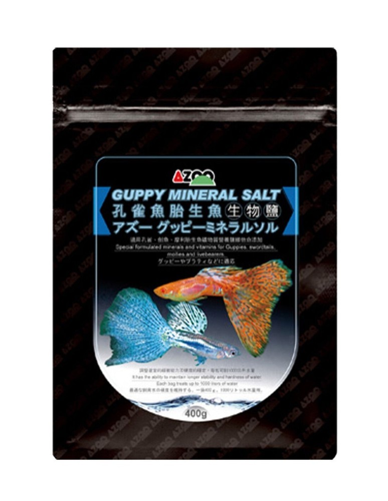 AZOO GUPPY MINERAL SALT (400 GM)