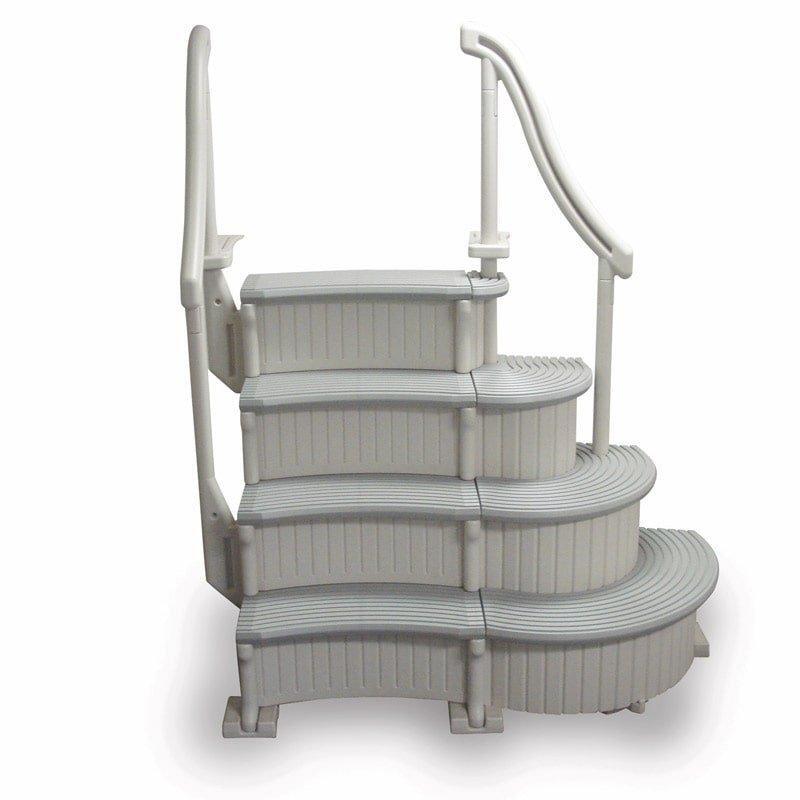 Confer Plastics CCX-AG Curve InPool 4 Step Entry for Above Ground Pools