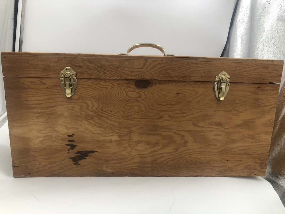 Vintage Wooden Tool Box