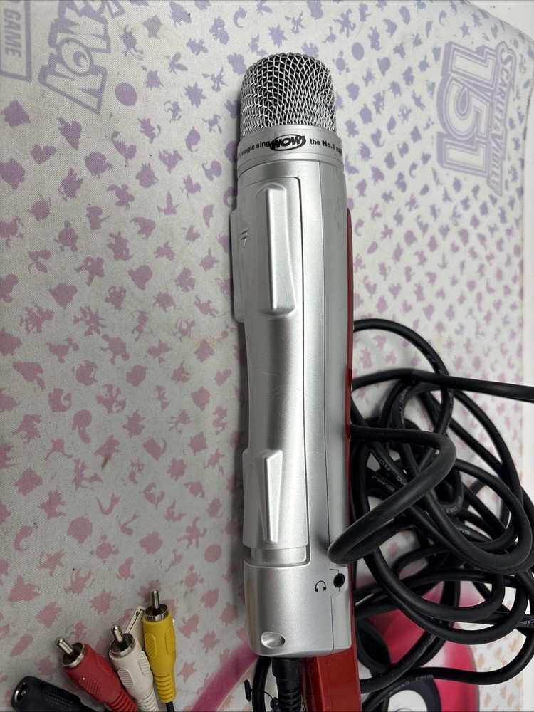 Magic Sing ET14K Karaoke Videoke Microphone Hardwired Mic Replacement