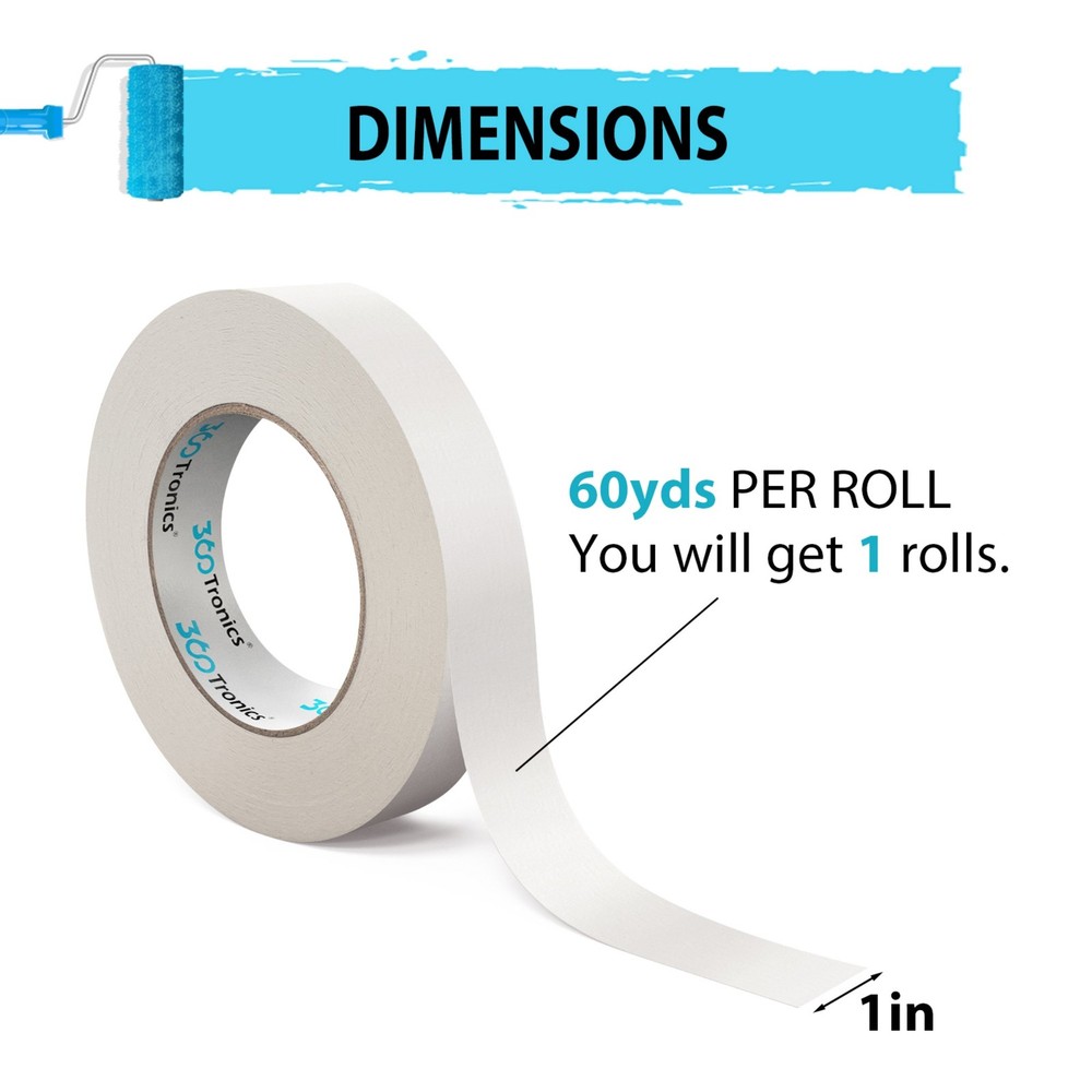 Painters Tape Multi-Surface Tape 60 yards per roll Self-Adhesive Easy to Remove
