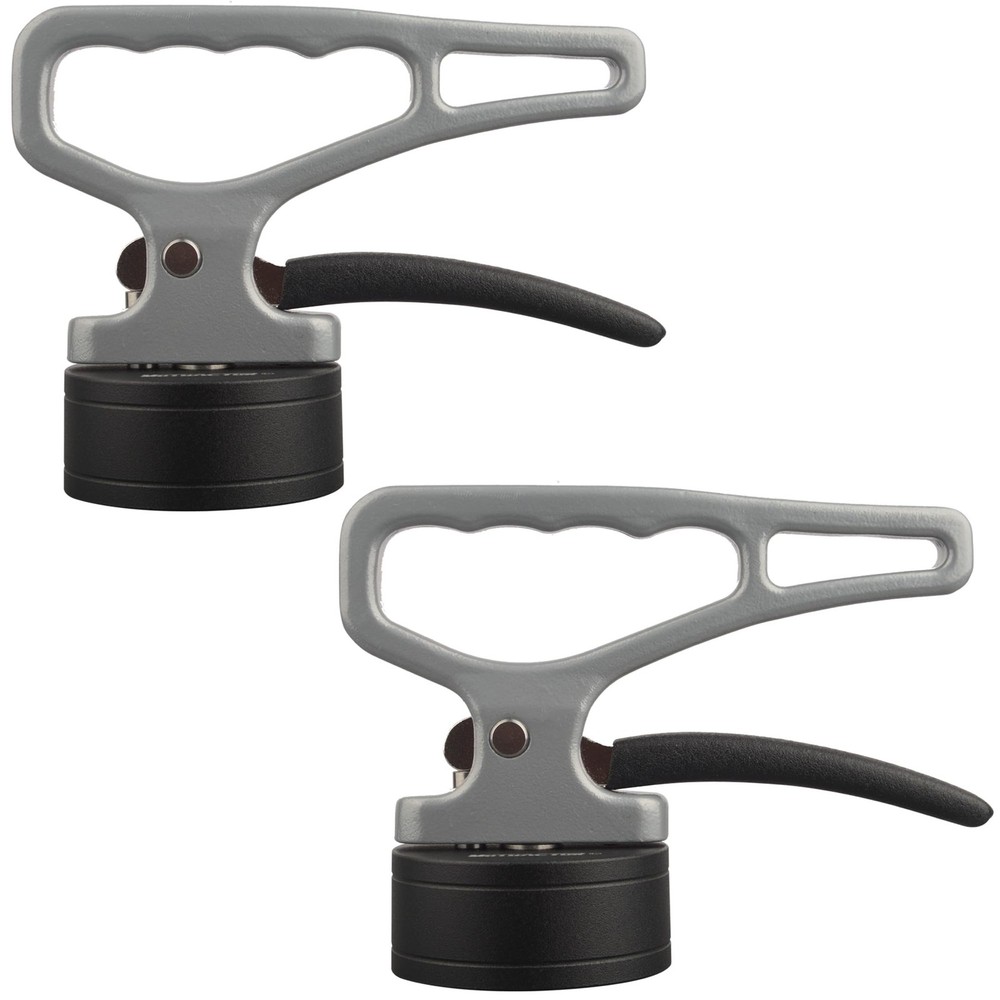 2-Pack Strong Magnetic Pickup Tool with Quick Release Ergonomic Handle for Metal