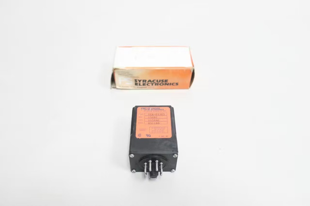 Syracuse Electronics TER-03305 Time Delay Relay 15sec 115v-ac