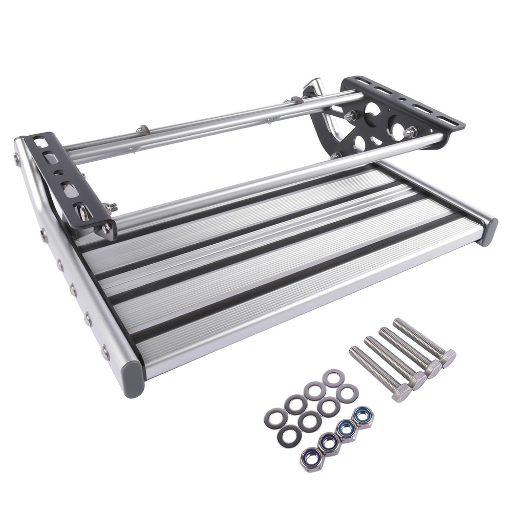 Pull Out Retractable One Step RV Camper Van Platform Steps Stair Manual RV Step