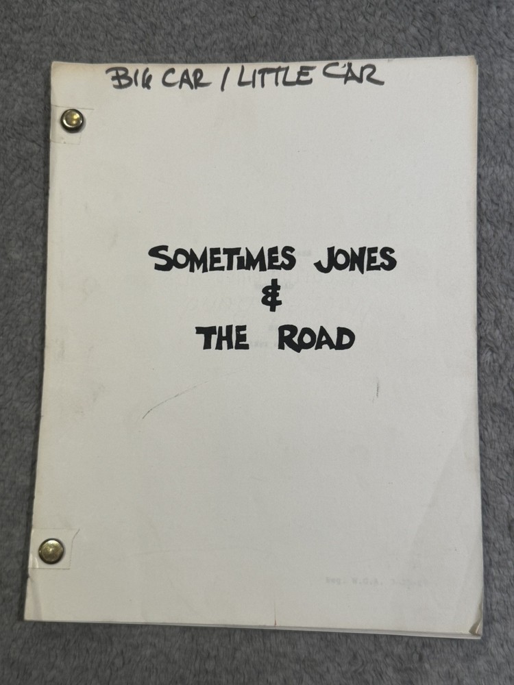1987 "SOMETIMES JONES & THE ROAD " by Larry Hankin SCRIPT
