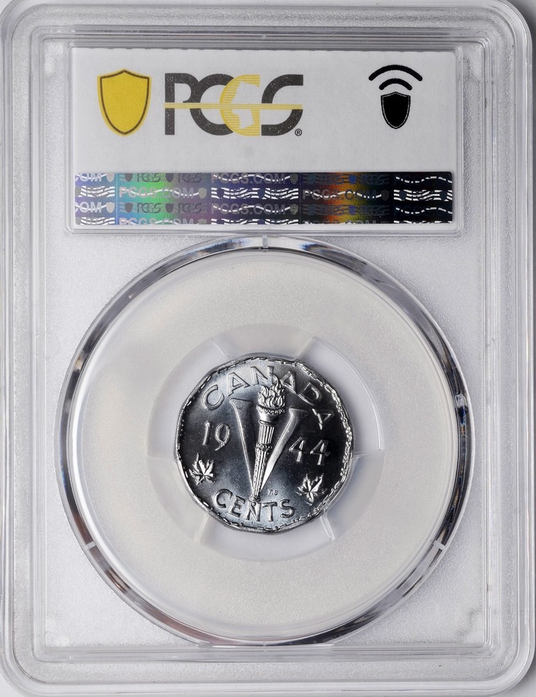 1944 Canada, 5 Cents, PCGS MS65