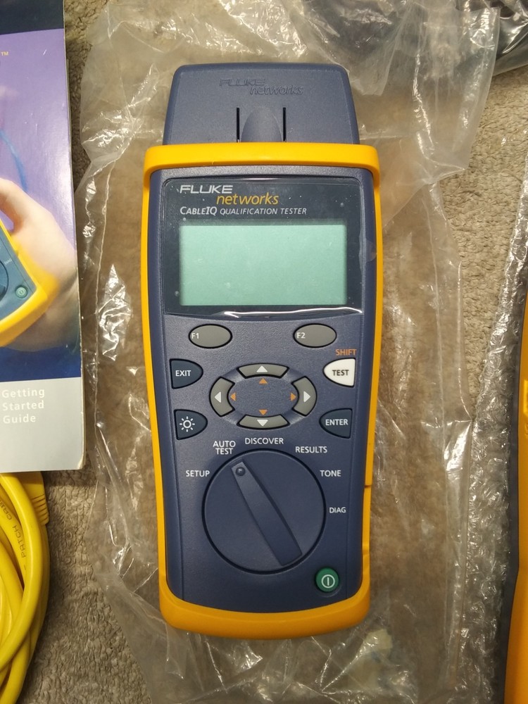 Fluke Networks CableIQ Qualification Tester Kit CIQ-100 MINT