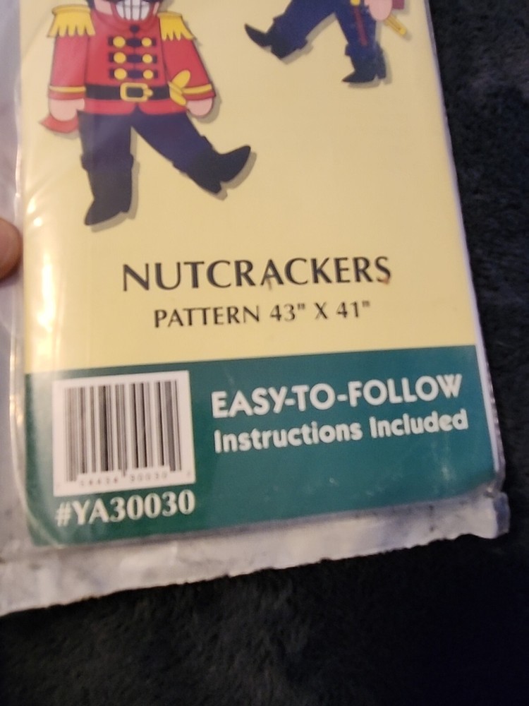 1998 DIY Do It Yourself Yard Art Christmas Decorations Nutcrackers Pattern NEW