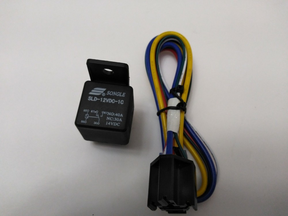 KILL SWITCH-Splice-in 5-Wire Power Starter Disable Kit, with Relay, 18 in.