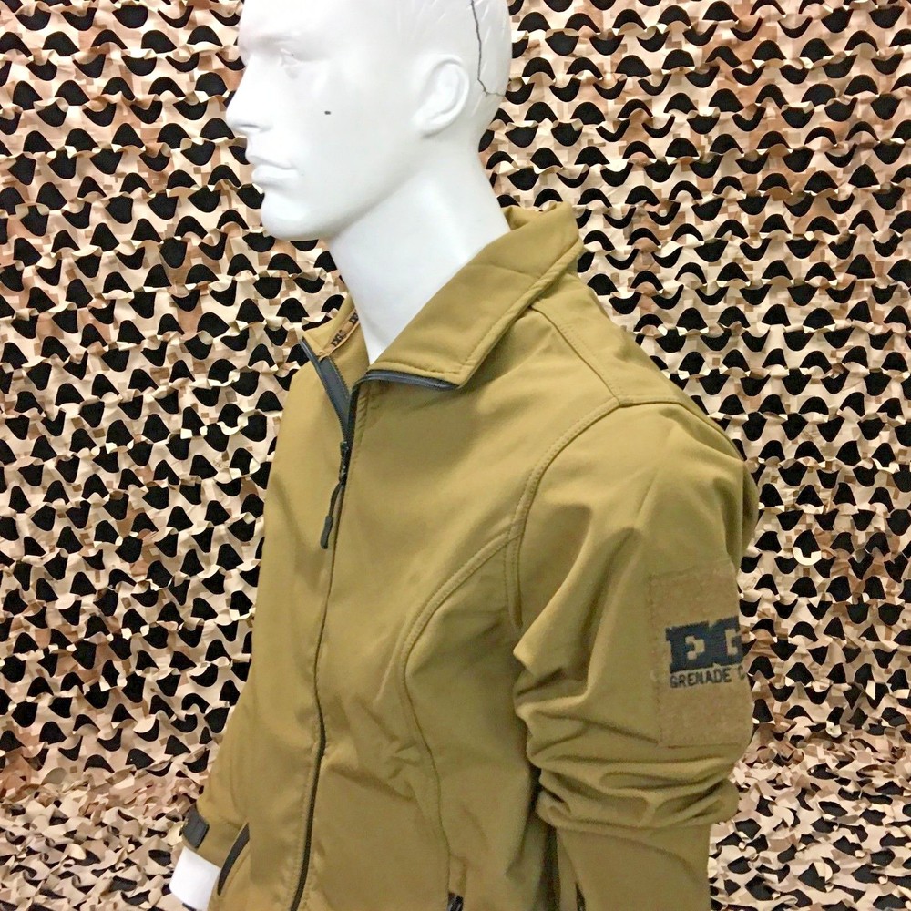 NEW Enola Gaye TechOne Windbreaker Jacket - Tan - Medium