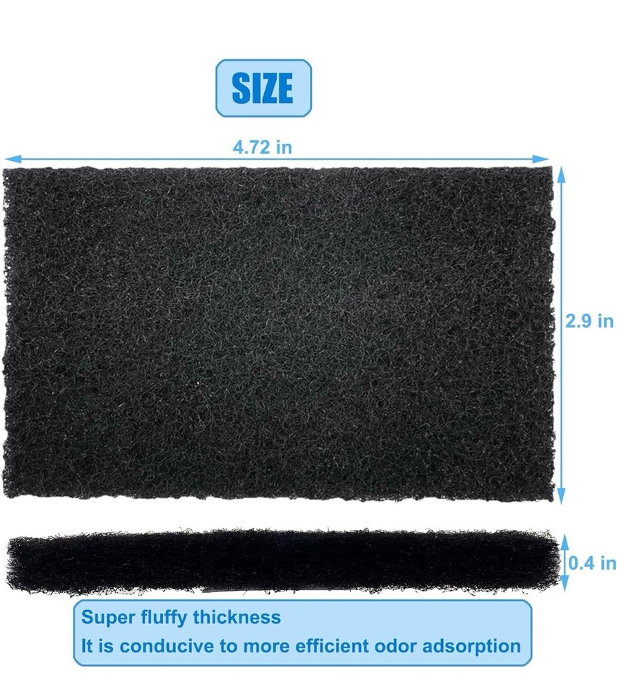 New Universal Compost bin Carbon Odor Control Charcoal Filter X12