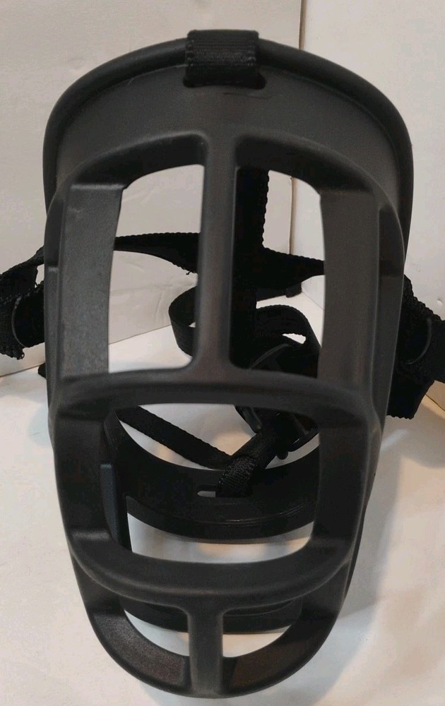 Baskerville Ultra Dog Muzzle Size 6 Black Adjustable Humane Basket Muzzle