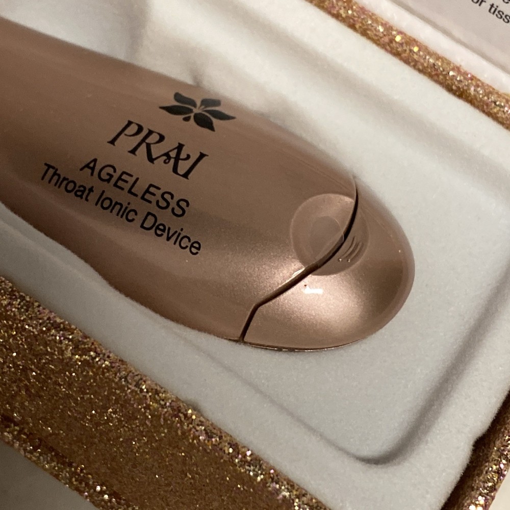 PRAI AGELESS THROAT IONIC DEVICE NEW BOXED