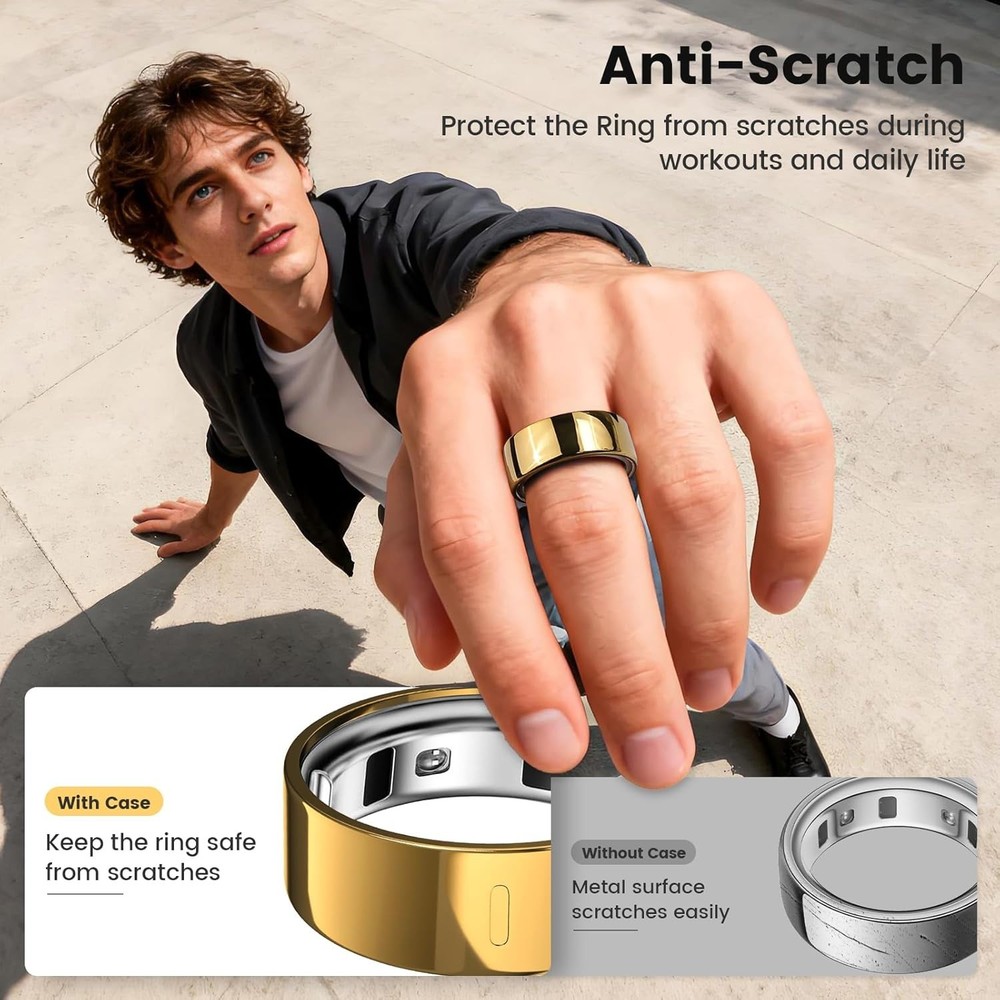 Elegantly Designed Anti-Scratch Ring Covers for Oura Ring | 3-Pack Unisex Set