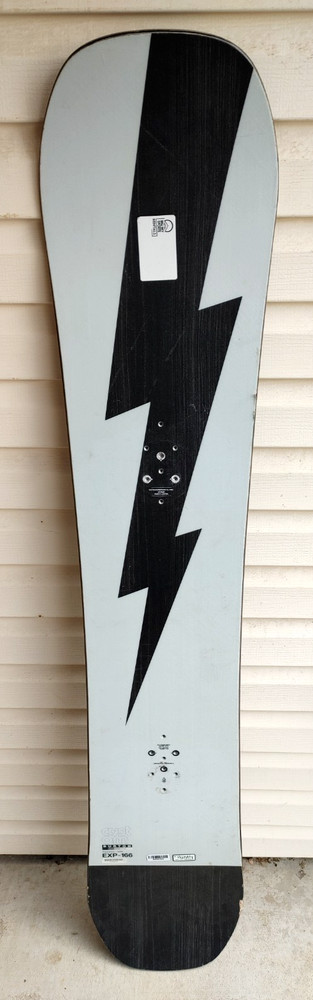 Burton Custom Experience Wide Flying V EXP-166 Snowboard Deck ONLY 166cm