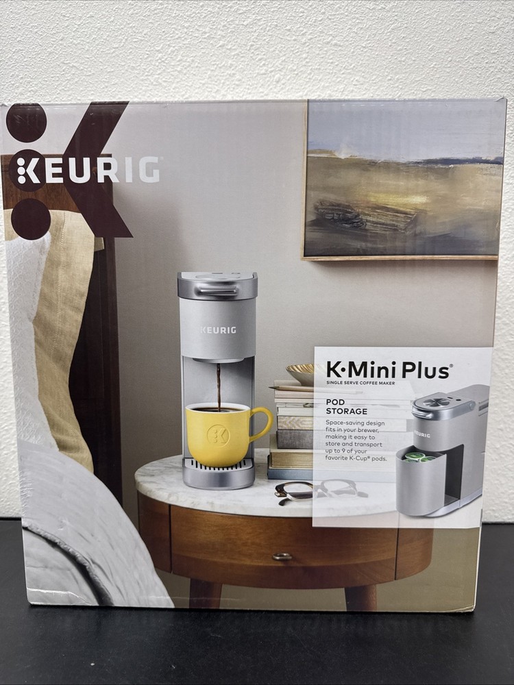 Keurig K-Mini Plus Single Serve K-Cup Pod Coffee Maker - Gray