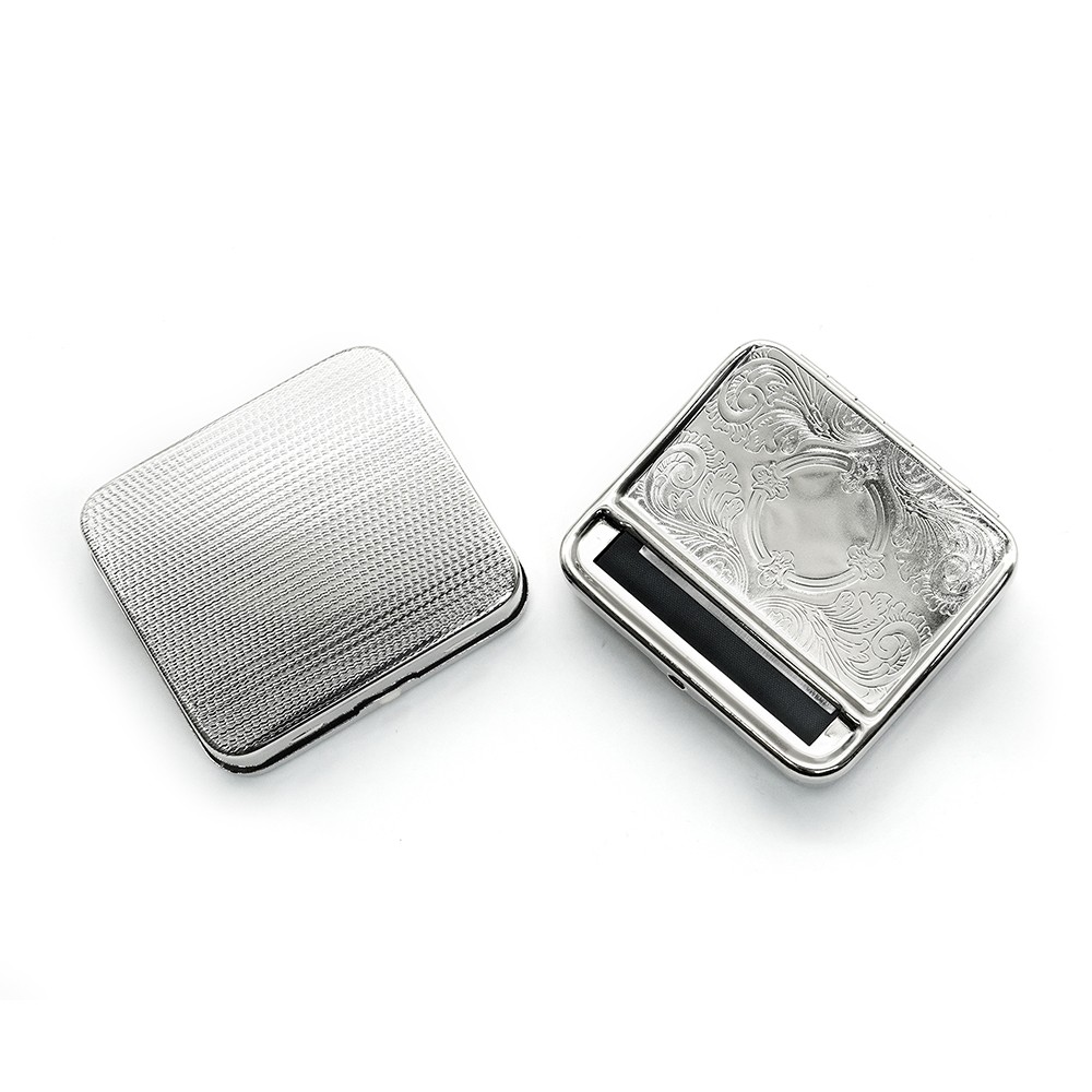 Metal Tobacco Rolling Machine - 70mm Cigarette Roller Case for Automatic Smoking