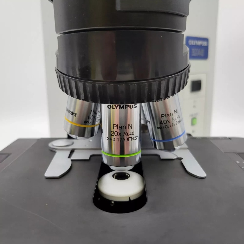 Olympus Microscope BX45 with 2x and Tilting Telescoping Head for Pathology/Mohs