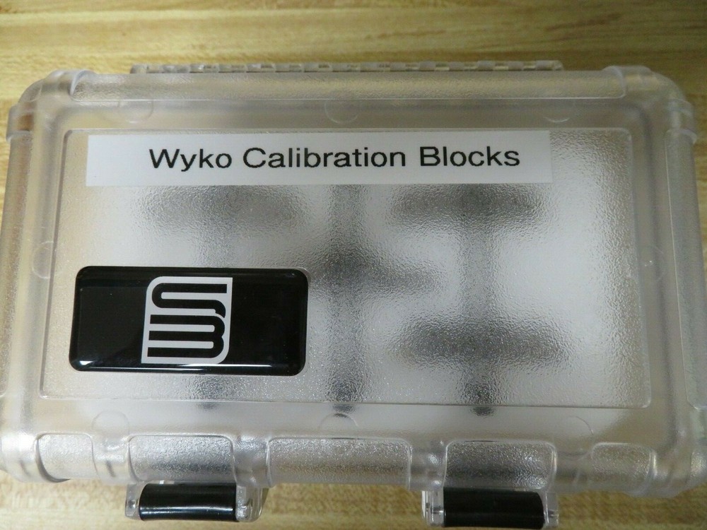 Wyko Calibration Blocks in case - NU59