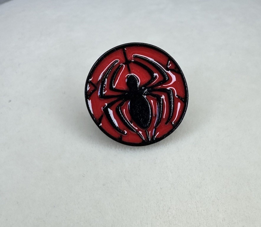 Marvel Spider-Man Lapel Pin 2018 Collectors, Edition, Trading Pin Spider Web ￼￼