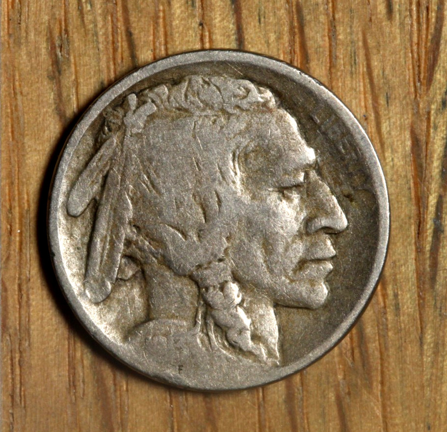 1913 Buffalo Nickel 5¢ - Type 2 Plain - G - Good