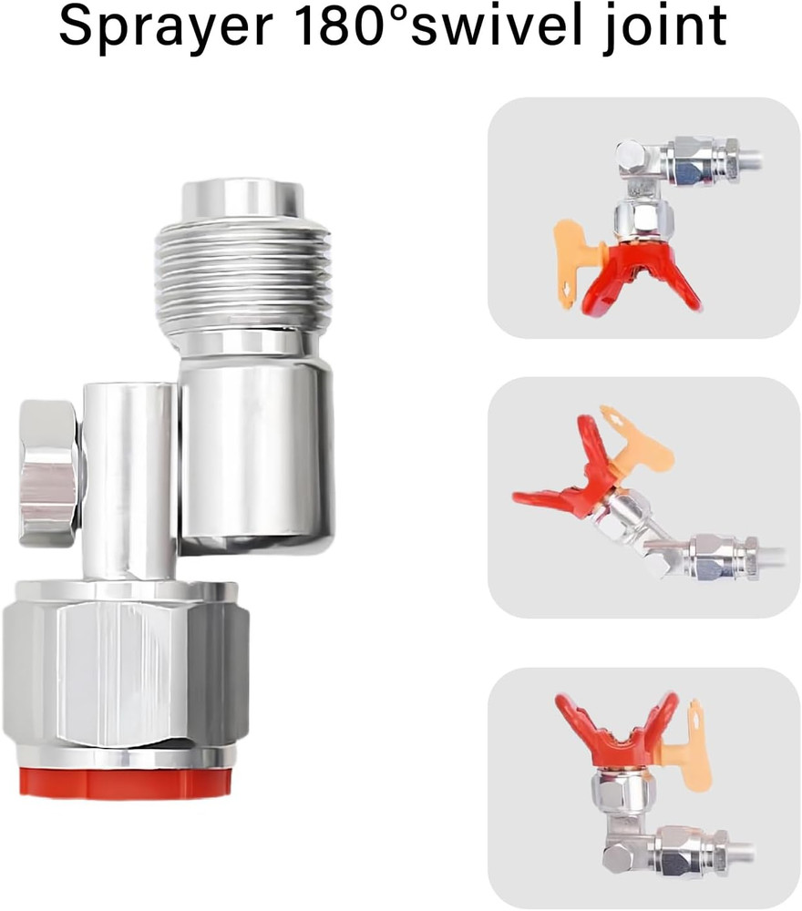 Stainless Steel Sprayer Joint 1/4" & 7/8" Thread for Graco Paint Sprayers