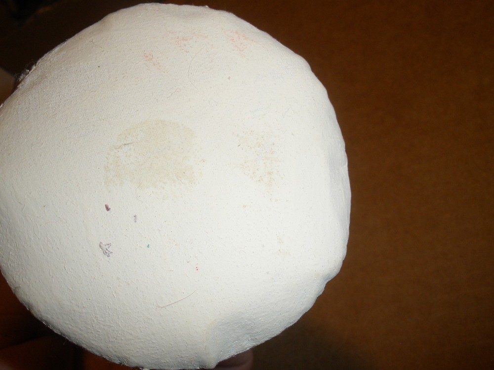 Hand Painted Santa Figure 6" EUC