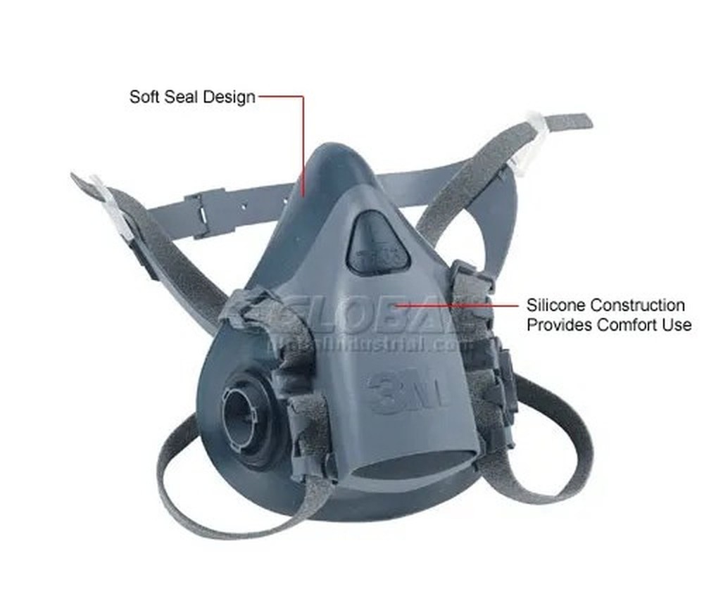 3M? Half Facepiece Reusable Respirator 7503, Large