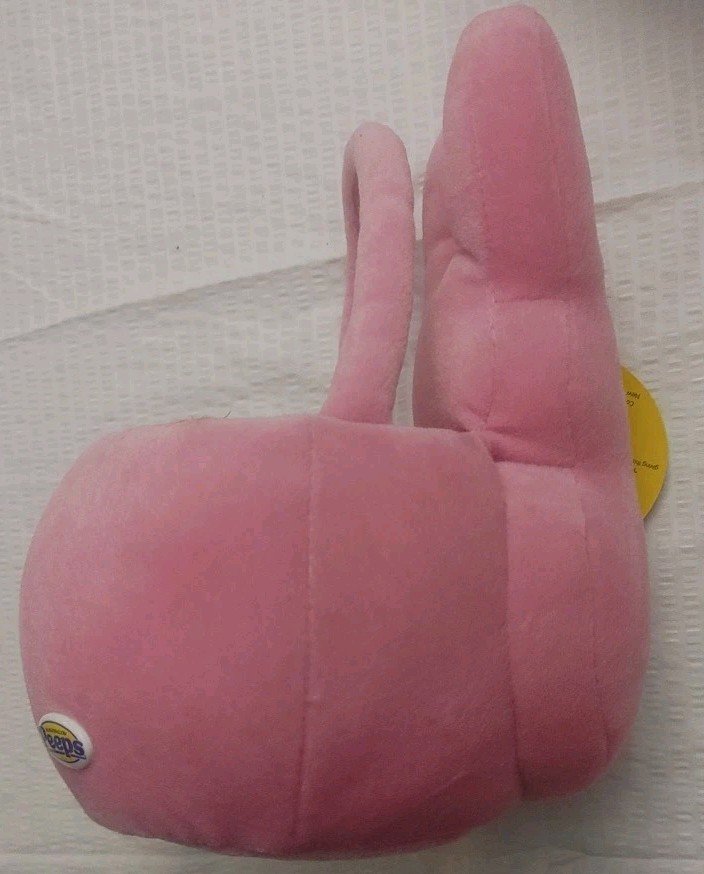 Peeps Yellow Plush Bunny Rabbit Easter Gift Basket 2005 With Tags
