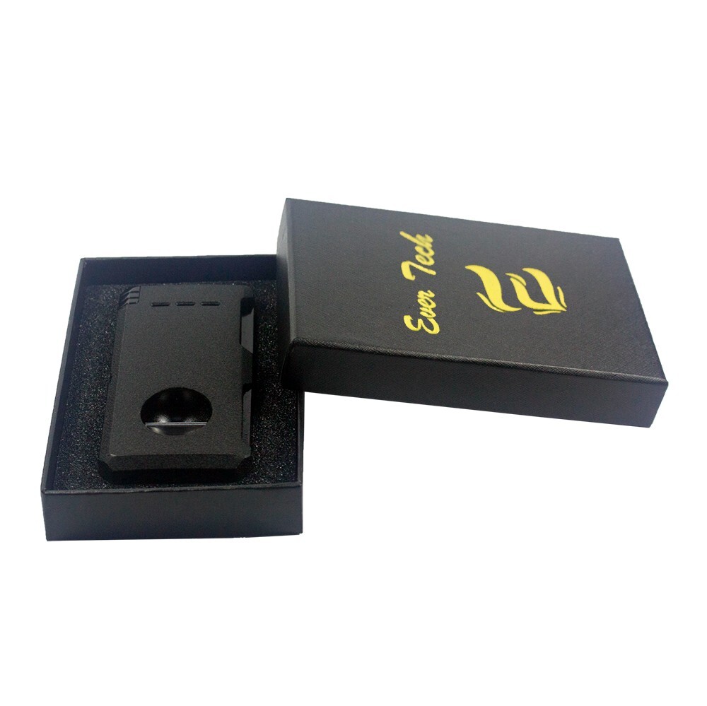 Ever Tech Cigar Torch Lighter All-in-1 Built-in Cigar Holder Cigar Punch Gift
