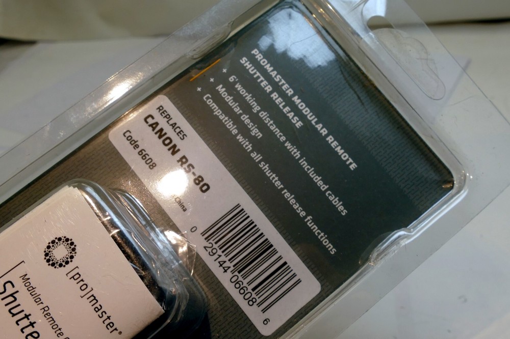 ProMaster Camera Shutter Release cable 6 feet long (Code 6608) for Canon RS-80