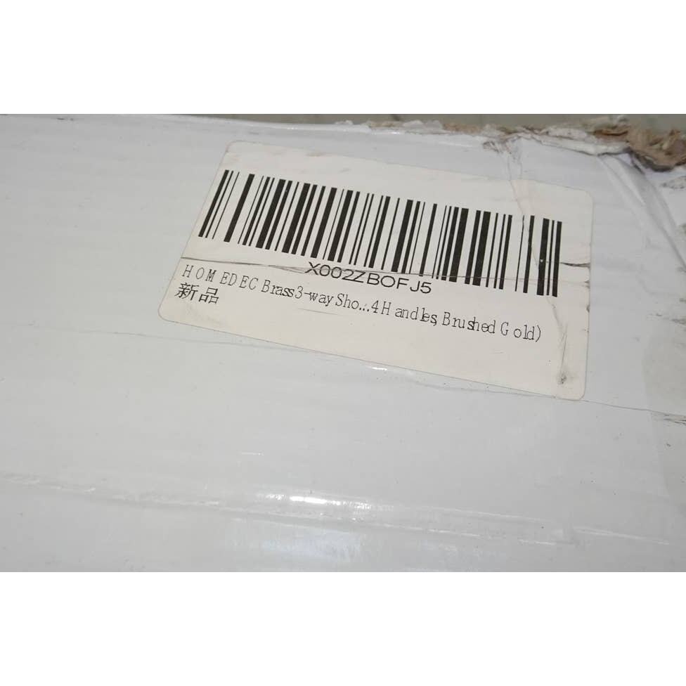 3 Function Shower Mixing Valve Trim Brushed Gold Three Way Thermostatic Valve