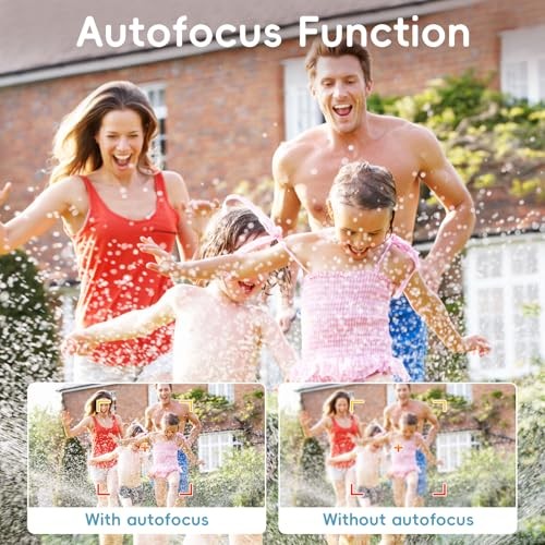 Underwater Digital Camera - 10 FT Waterproof Floating Camera with Blue 10FT